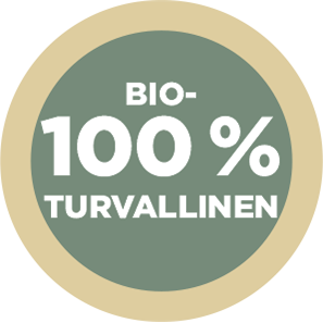 100 % bioturvallinen